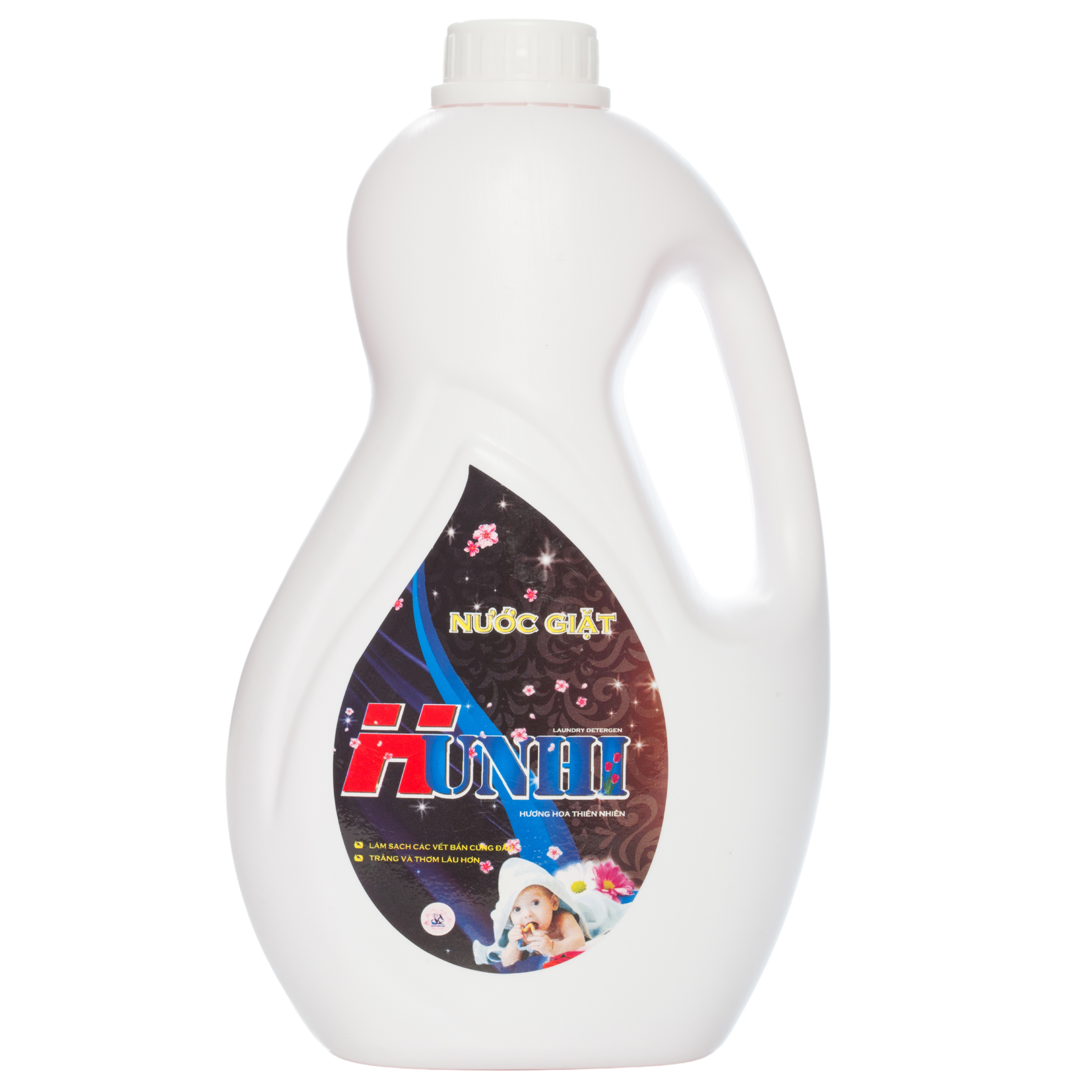 Nước giặt mặt trước can 2,2 lít