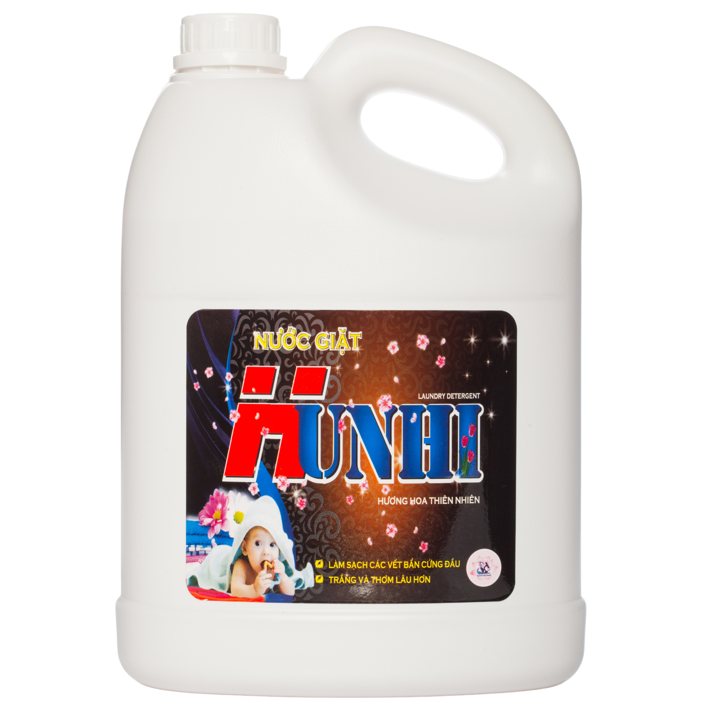 Nước giặt mặt trước can 3,6 lít
